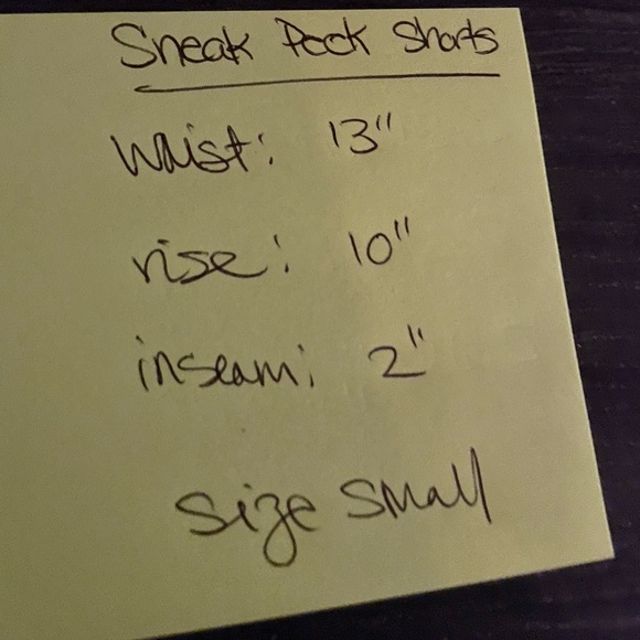 Sneak Peek shorts high rise white cutoff fringe size small - Picture 11 of 11